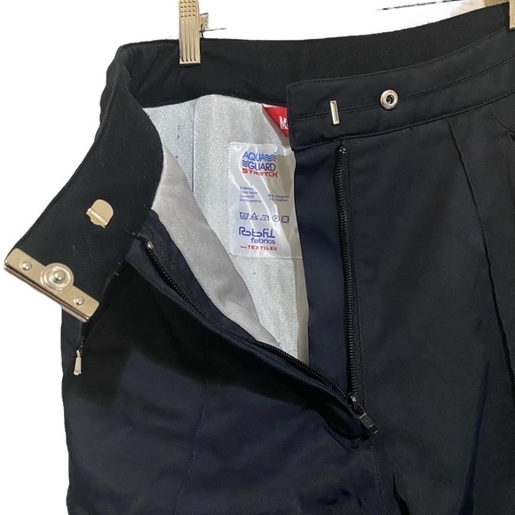 MARKER Ski & Snow Board Pants Aqua Guard Stretch Rotofil Fabrics Black Si… - Picture 12 of 15